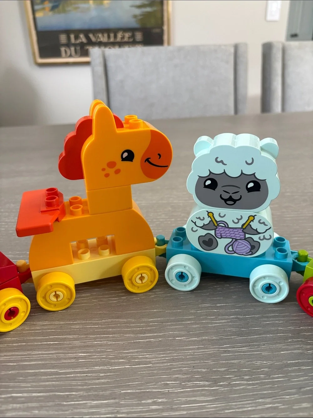 Lego Duplo animal train